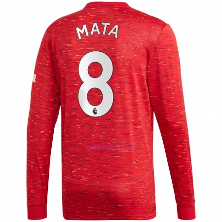 Maillot de Foot Manchester United Juan Mata 8 Domicile 2020-21 Manches Longues Maillot de Foot Manchester United Juan Mata 8 Domicile 2020-21 Manches Longues